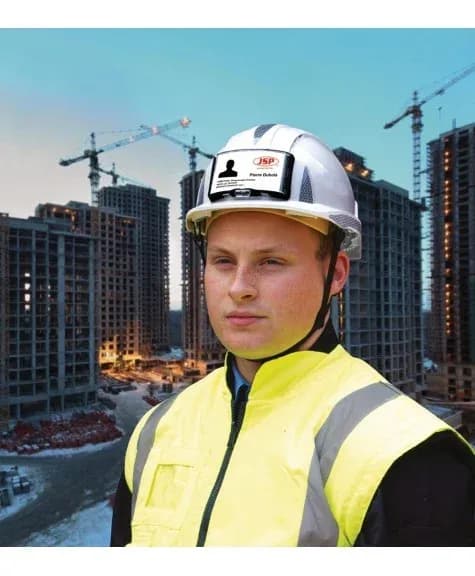 Casque de protection aéré porte-badge EVOLITE® - JSP